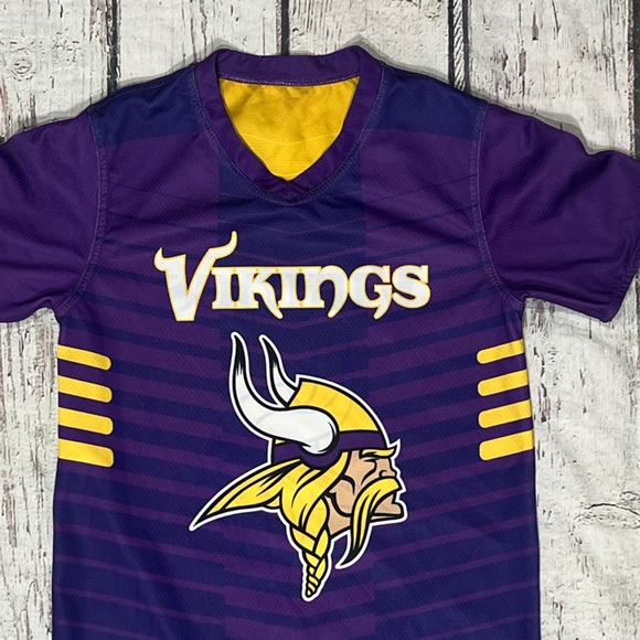 Minnesota Vikings NFL Football Youth Kids Reversible Boys Jersey - Picture 5 of 5